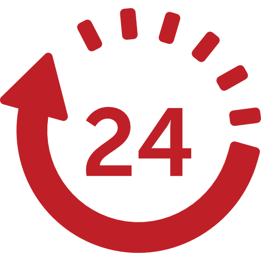 Icon 24 Stunden Service
